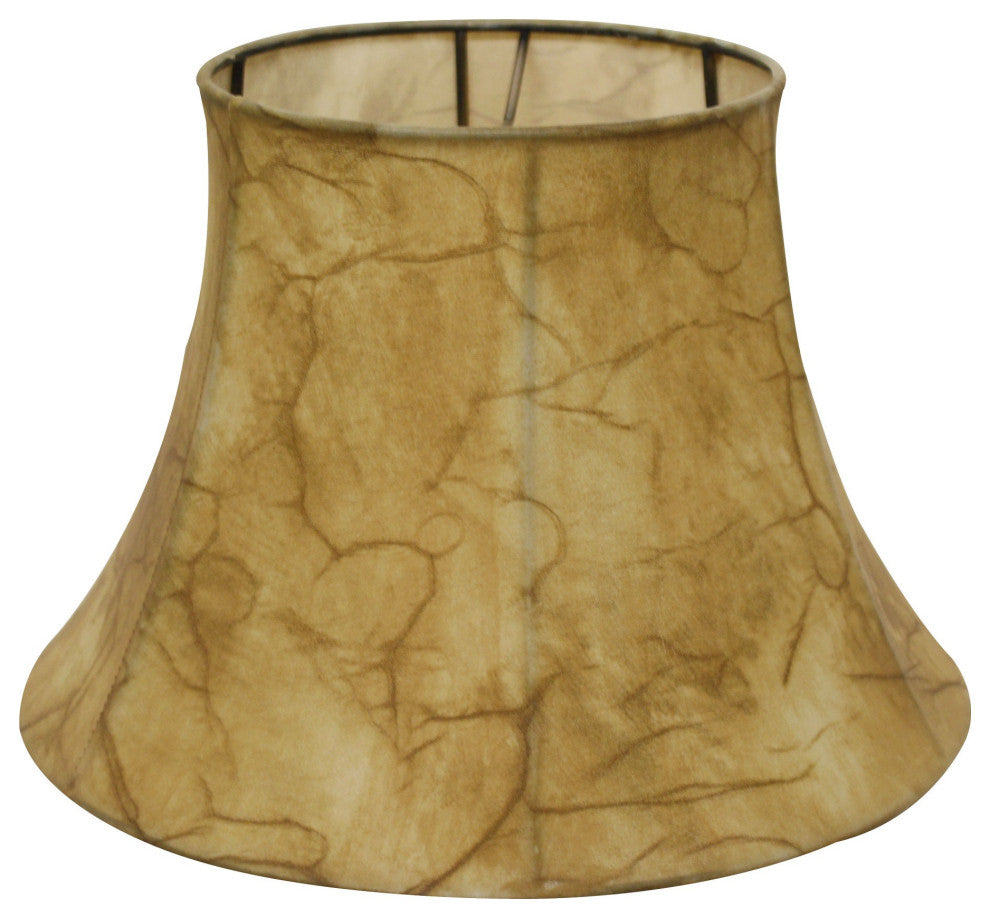 19" Antique Parchment Shallow Drum Parchment Lampshade
