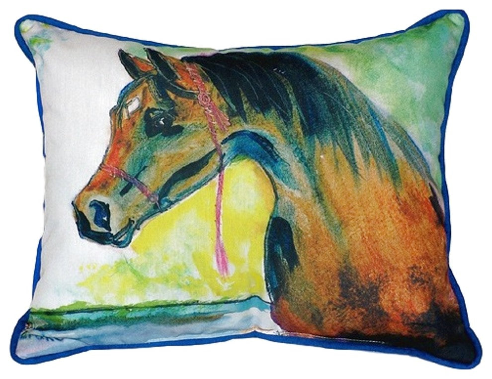 Prize Horse Small Indoor/Outdoor Pillow 11x14 - Set of Two