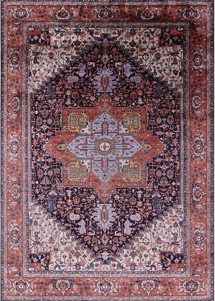 Ahgly Company Indoor Rectangle Mid-Century Modern Area Rugs, 2' x 5'