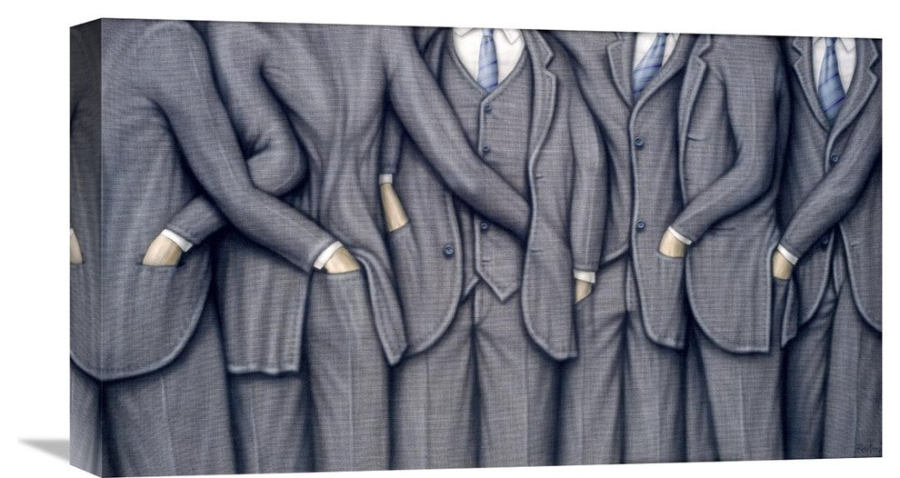 "High Risk 1994" Stretched Canvas Giclee by Ernesto Bertani, 22"x13"