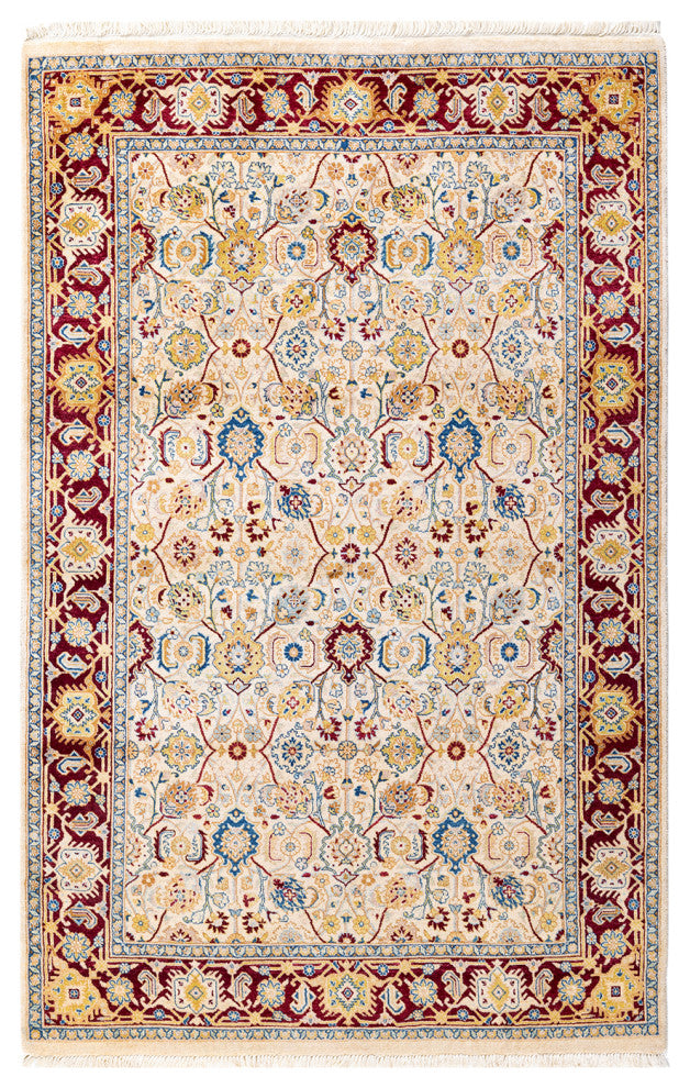 MOGUL, Hand Knotted Area Rug 6' 3" X 4' 1"