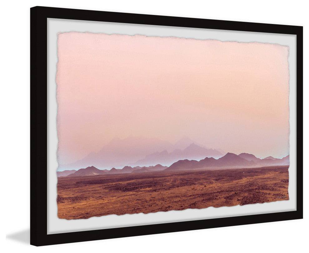 "Over the Horizon" Framed Painting Print, 12x8