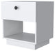 Sumter 1-Drawer Nightstand, White