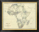 "Africa, 1861" Framed Canvas Giclee by Alexander Keith Johnston, 34x28"