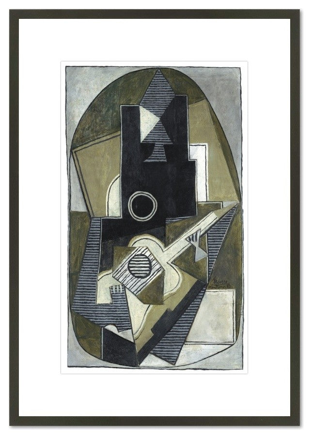 L'homme a la Guitare, 1918, Black, 22"x28"