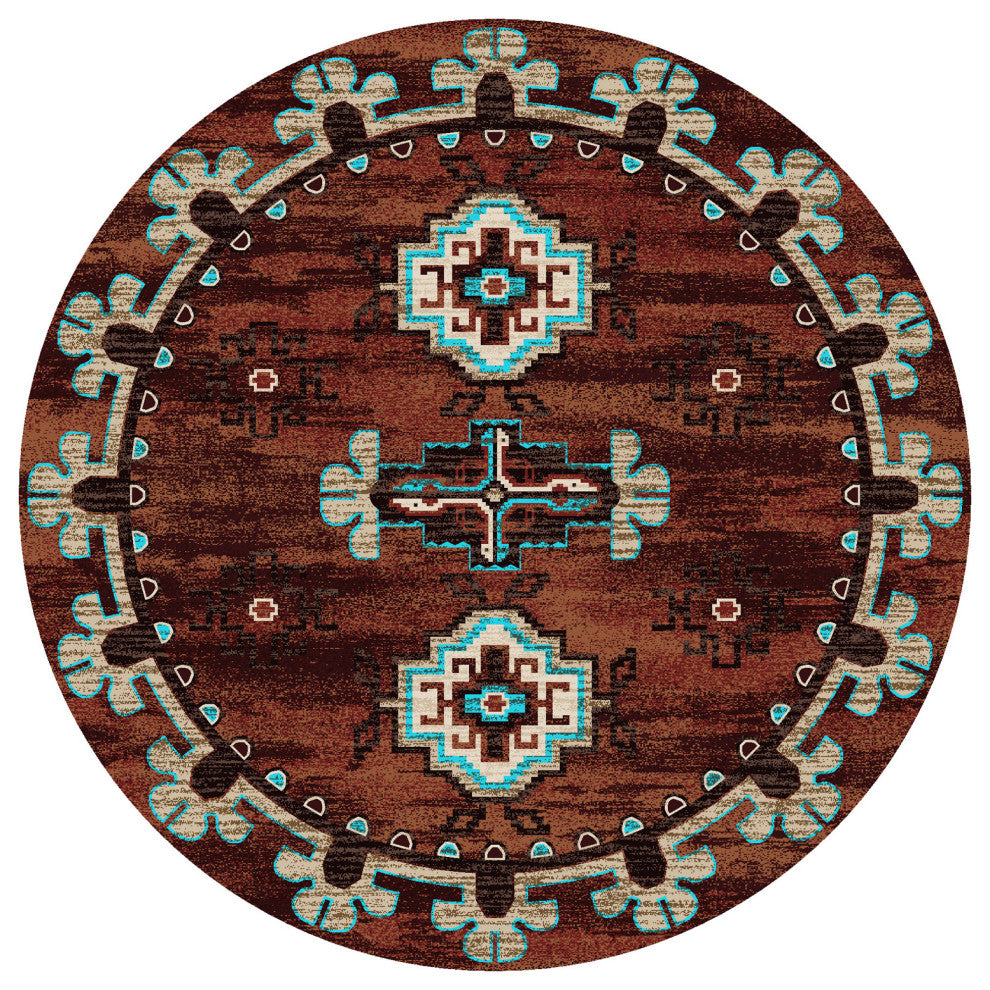 Bad Lands, Rust, 8' Round