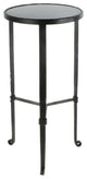 Black And Gray Stone Top Side Table