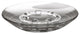Clear Modern Impact Resistant Bath Accessories, Fortune, Soap Dish