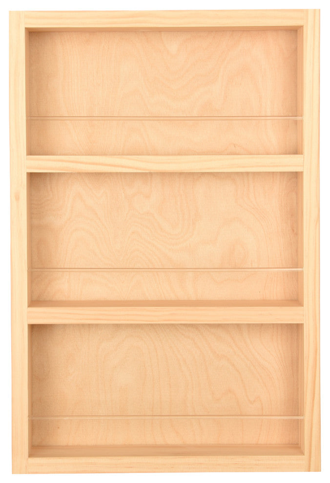 Citrus Unfinished On the Wall Spice Rack 21"h x 14"w x 3.5"d