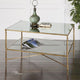 Uttermost Henzler 38 x 19" Mirrored Glass Coffee Table