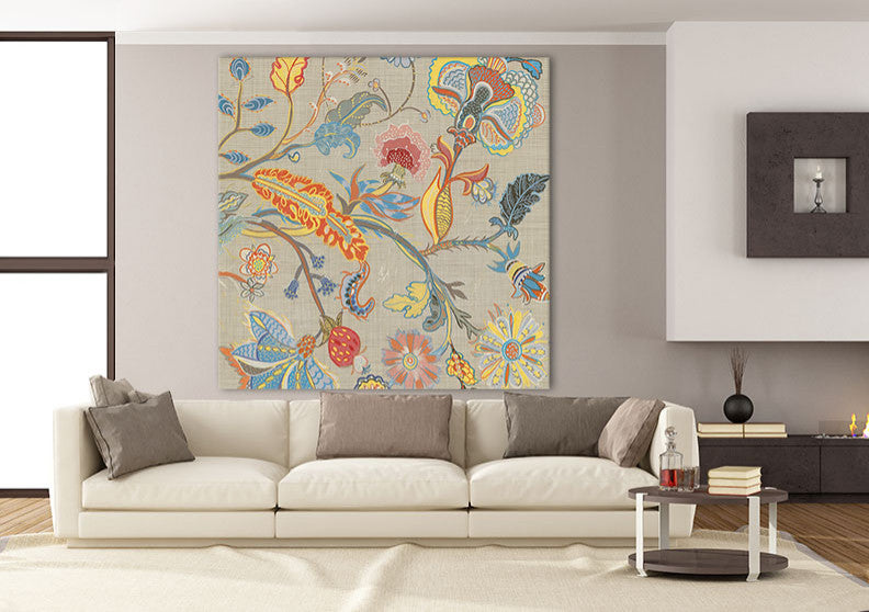 "Folklore I" Fine Art Giant Canvas Print, 54"x54"