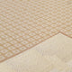 Diamond Pattern 3/8 Thick Indoor Area Rug Carpet, Frost, 7x9