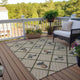 Indoor/Outdoor Kendall KE7 Beige Machine Washable 8' x 10' Rug