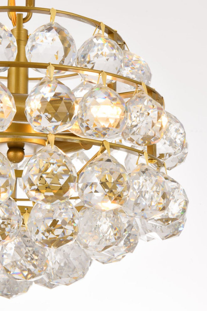 Seren 12" Pendant, Brass