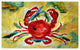 Betsy Drake Rock Crab Door Mat 30x50