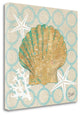 "Beach Linen Shell" By Studio Bella, Giclee Print on Gallery Wrap Canvas