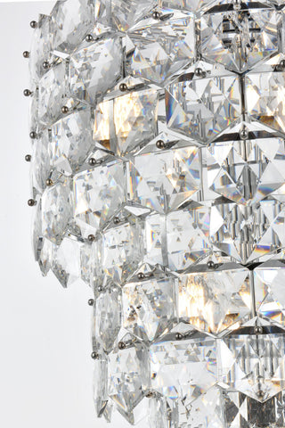 Home Living 24" Chandelier, Chrome