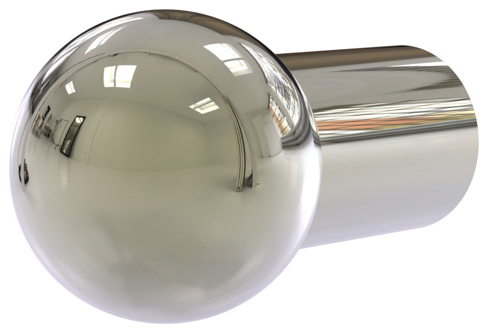 1" Cabinet Knob, Polished Nickel