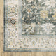 Celestia Machine Washable Vintage Indoor Area Rug, Charcoal, 7'6"x10'