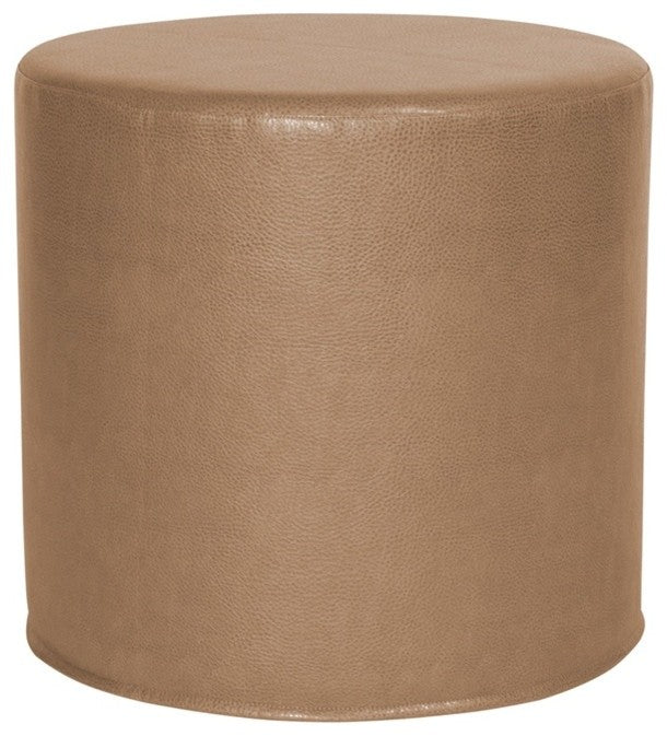 Howard Elliott Avanti Bronze No Tip Cylinder Ottoman