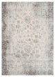 Presidential Updated Traditional Gray, White Area Rug, 2'x3'3"