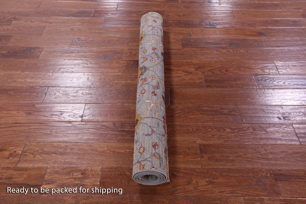 4' 0" X 6' 0" Persian Tabriz Hand Knotted Wool Rug - Q12501