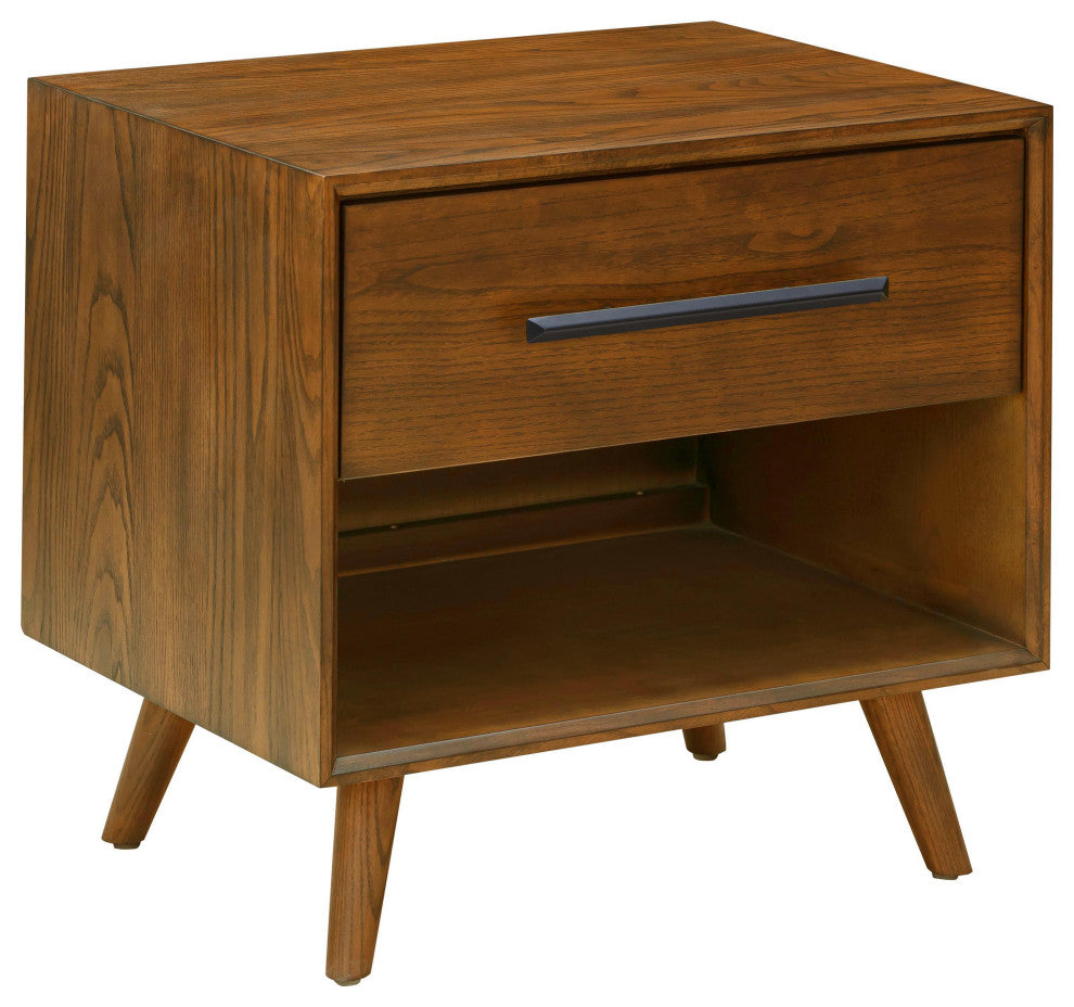 Emery Pecan Nightstand