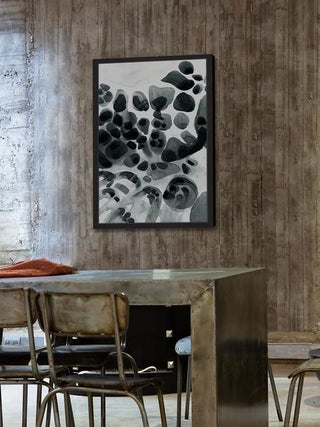 "Footprints Everywhere" Framed Painting Print, 12"x18"