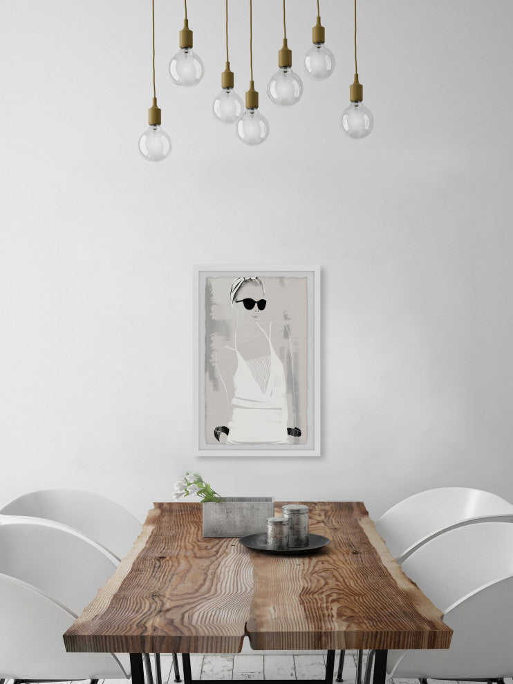 "Getaway Glamour" Framed Painting Print, 24x36