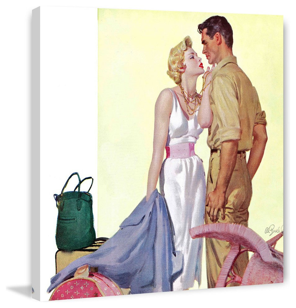 "Bad Woman" Painting Print on Canvas by Al Buell
