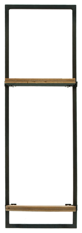 Sagebrook Home Wood/Metal Wall Shelves Organizer, Set of 5