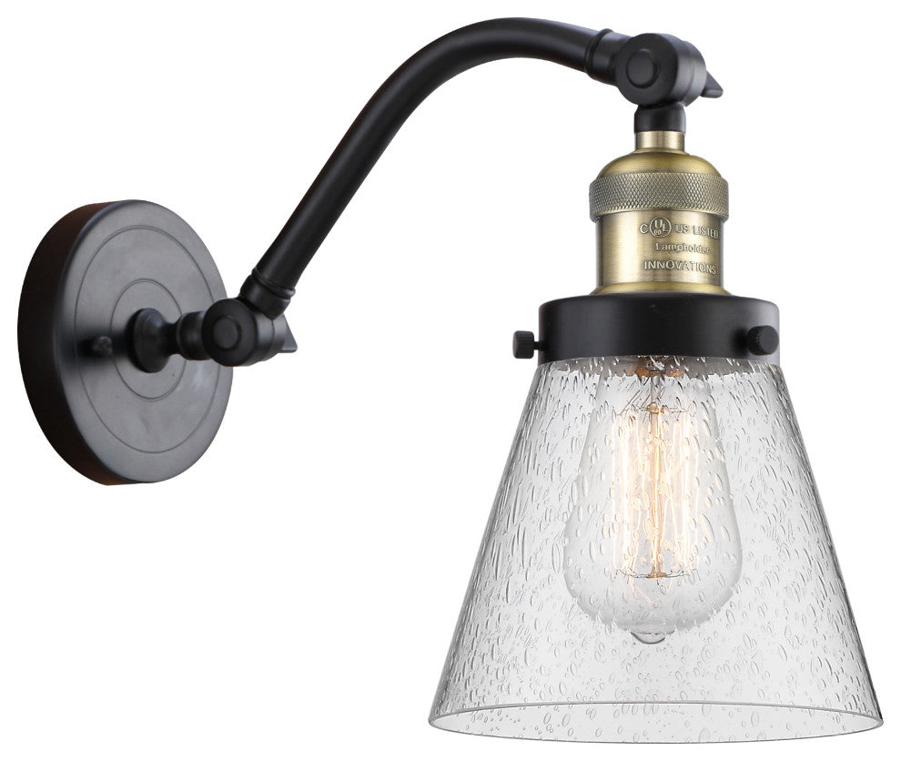 INNOVATIONS LIGHTING 515-1W-BAB-G64-LED Small Cone 1 Light Sconce