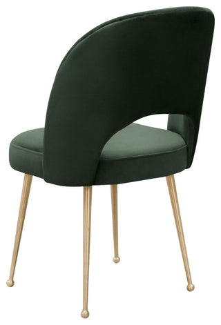 TOV Furniture Swell Forest Green Velvet Chair