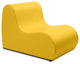Midtown Foam Classroom Chair, Medium Size - Premium Vinyl - Yellow