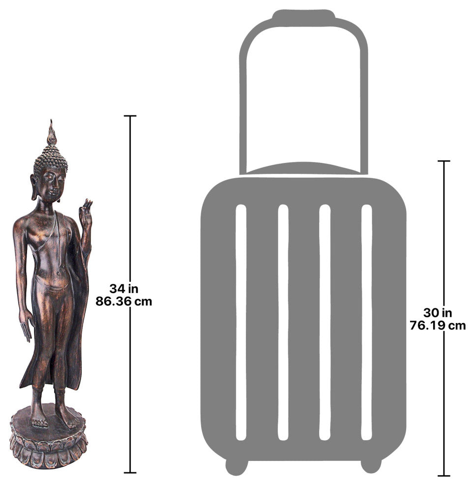Free From Fear Standing Buddha Statue