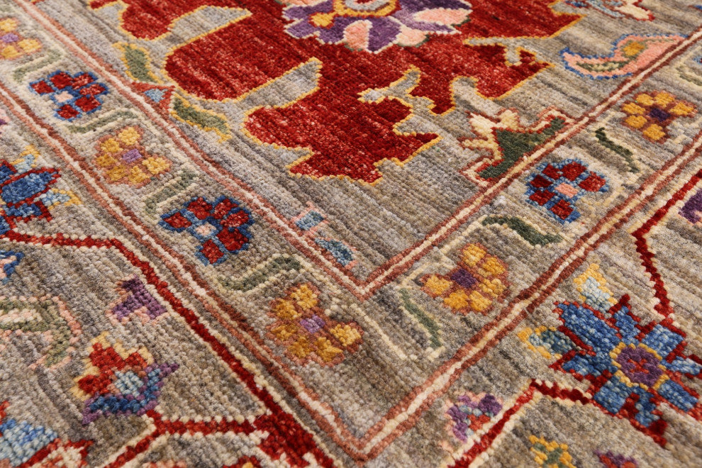8' 0" X 9' 9" Persian Fine Serapi Handmade Wool Rug - Q12435