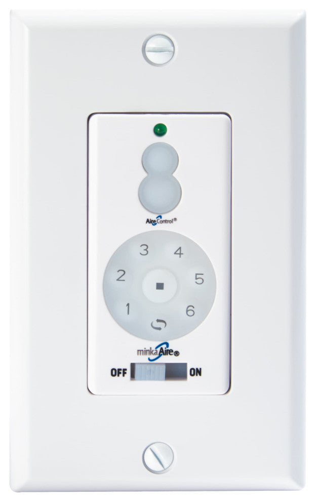 MinkaAire WC400 Wall Control for Select MinkaAire Fan Models - White