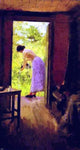 Constantin Alexeevich Korovin In a Summer Cottage Gallery Wrapped Canvas Print