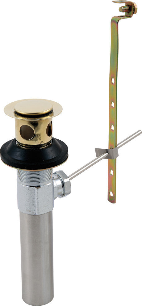 Delta Metal Lavatory Drain Assembly, Less Lift-Rod, Brilliance Polished Brass