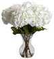 Large Hydrangea With Vase Silk Flower Arrangement