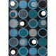 Circle Back 7'8" X 10'9" Area Rug, Color Sapphire