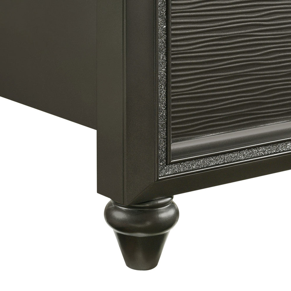 Picket House Furnishings Faris Panel Bed in Black