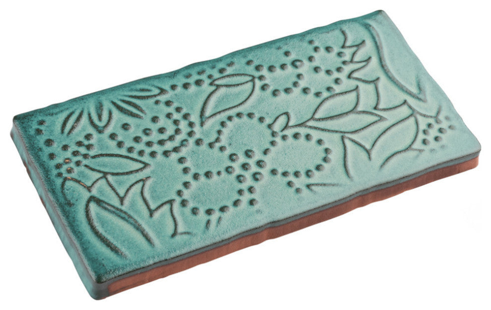 Antic Feelings Ceramic Subway Wall Tile, Lava Verde