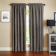 108"x52" Microsuede Blackout Curtain Panels, Set of 2, Steel Grey