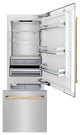 ZLINE 30" Autograph Built-In Refrigerator Stainless Steel, RBIVZ-304-30-G