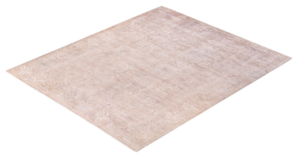 Vibrance, One-of-a-Kind Hand-Knotted Area Rug Brown, 8'4"x10'0"