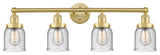 Innovations Bell 4 33.5" Bath Vanity-Light Satin Gold