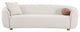 Modrest Winfree Modern Off White Fabric 3-Seater Sofa