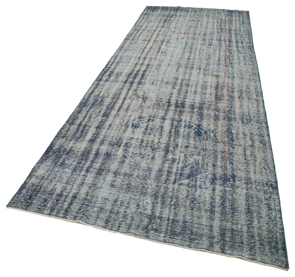 Rug N Carpet - Handwoven Oriental 4' 7" x 13' 6" Vintage Runner Rug