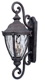 Maxim Morrow Bay DC Three Light Earth Tone Water Glass Wall Lantern